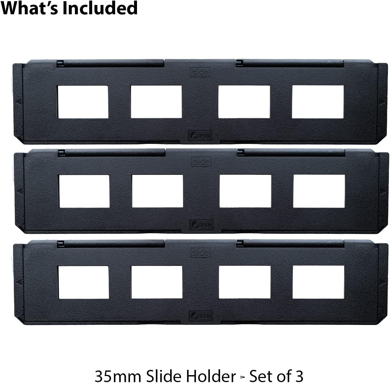 Magnasonic Long Tray Slide Film Holder for 35Mm Compatible Film Scanners, Holds 4 Slides to Speed up Processing Time, Easy to Use, Gently Flattens and Protects Film Edges - Set of 3 (ST01) image number 5