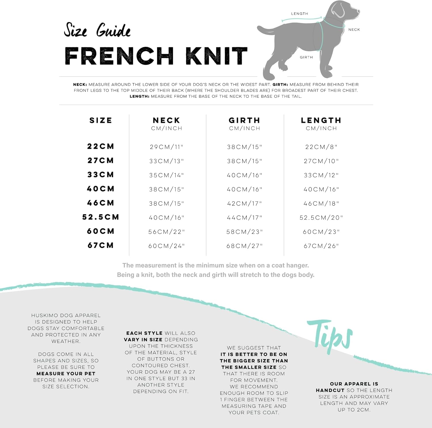 Huskimo French Knit Dog Jumper, Lavender, 33Cm image number 2