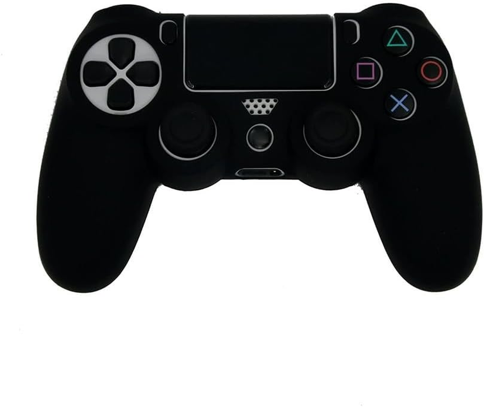 Khxriypha Controller Skin Silicone Grip in Dark Protective Case Compatible with Ps4/Slim/Pro Controller -Black image number 5
