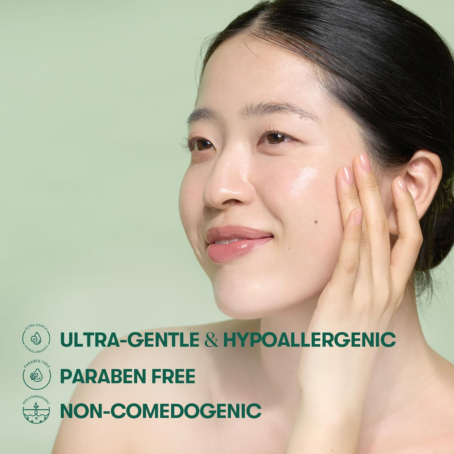 VT COSMETICS Glucamune Mask, Vegan Mucin, Soothing & Calming, for All Skin Types, 10Pcs image number 4