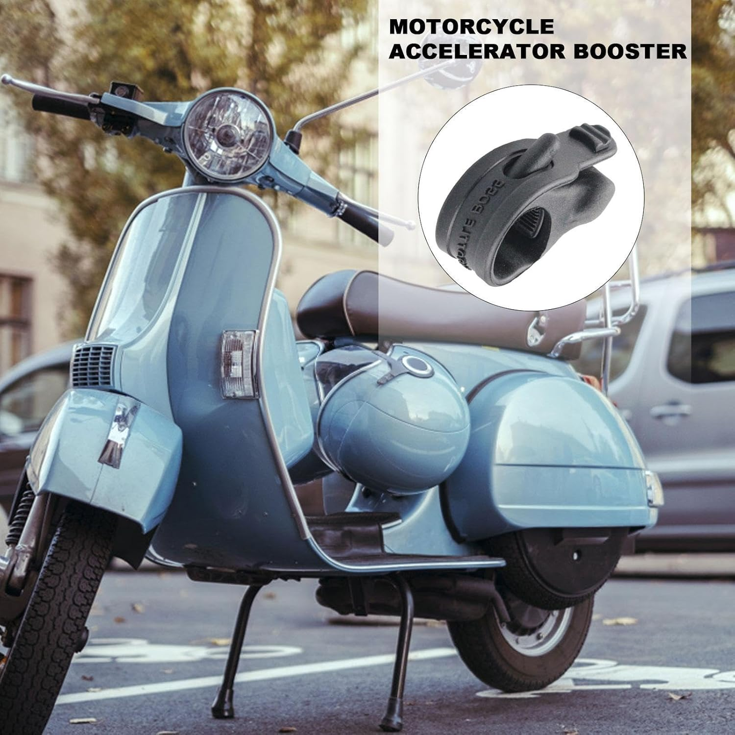 1/2Pc Motorcycle Throttle Assist - Lock Assist Clamp, Control Throttle Lock Kits, Motorcycles Assist Holder Accelerator | Motorcycle Assist Rest Accelerator for Motorcycles Bicycles Electric - 1Pc image number 6