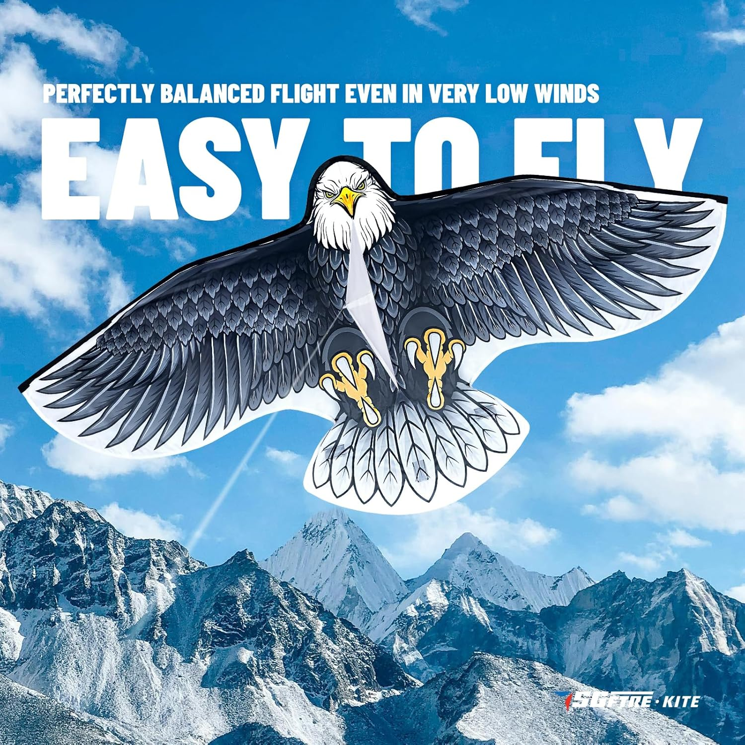 Sgftre Kite for Kids and Adults, Large Eagle Kite for Boys and Girls, Easy to Fly for Beginners, Kite Toys for Beach Trips, Park Outdoor Activities image number 2