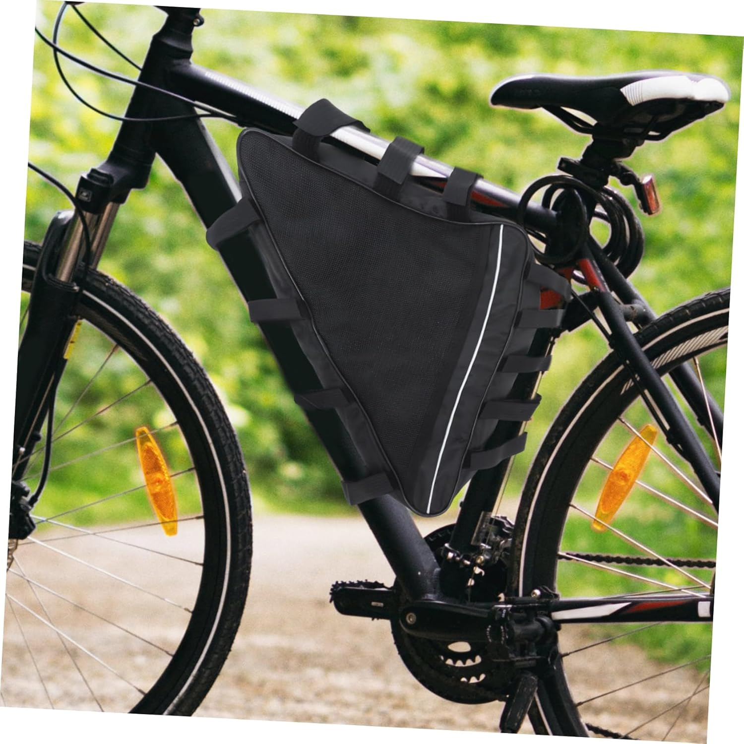 HANABASS Triangle Bag Bike Battery Cover Battery Bag Battery Cover Electric Bike Frame Bag Saddle Bag Bicycle Back Seat Repair Tool Saddle Bag Bike Electric Bicycle Seat Bag Suitcase image number 4