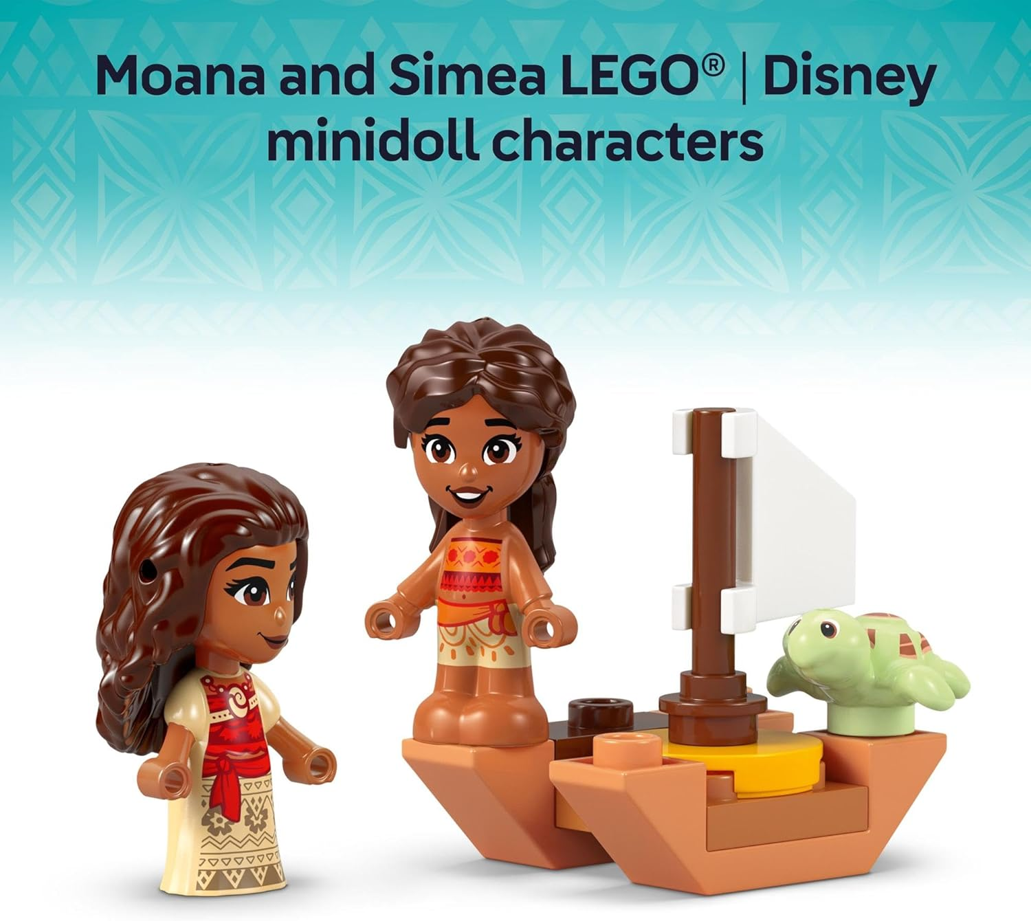 LEGO ǀ Disney Moana&rsquo;S Island Fun Buildable Princess Toy for 5+ Year Old Girls & Boys with 2 Micro-Doll Figures, a House Model & Accessories, Moana Movie Memorabilia Set, Kids' Building Toys 43260 image number 3