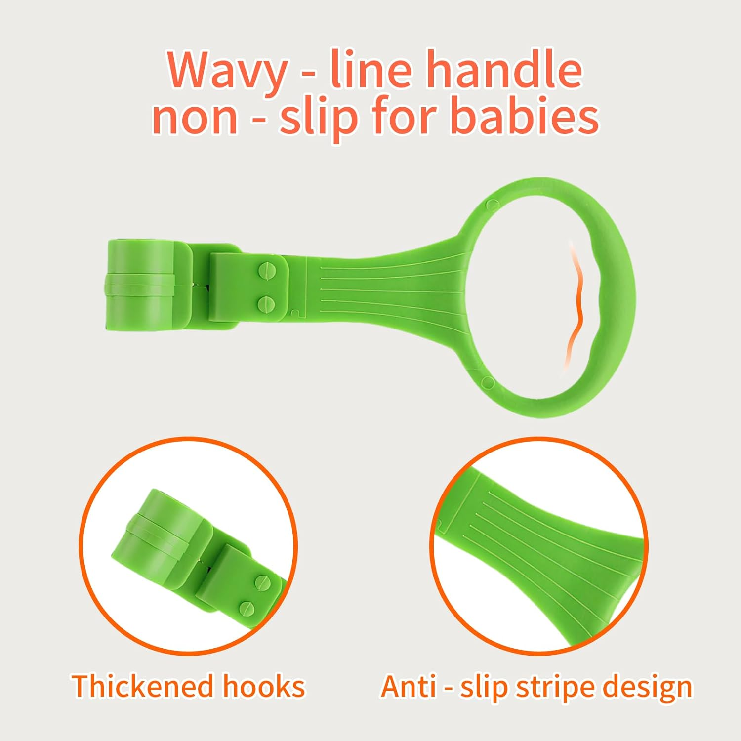 5Pcs Baby Play Pen Pull up Ring, Playpen Baby Pull Rings, Children'S Standing Baby Walking Aid Pull Rings, Crib Stand Rings, Walking Learning Tools image number 4