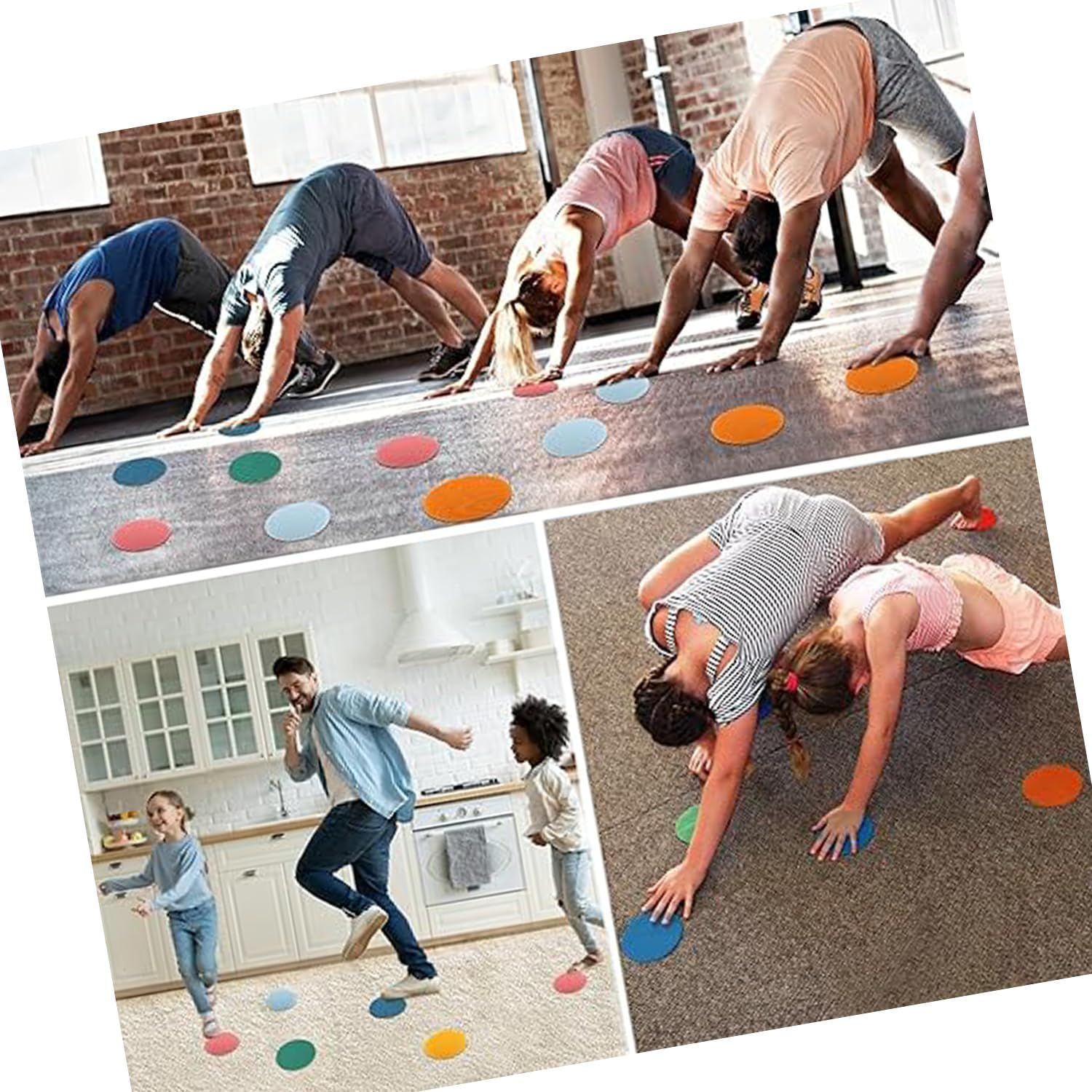 36Pcs Multicolor Carpet Sit Spots Markers with Storage Bag, Floor Dots for Classroom Sitting, Teacher Supplies Kindergarten Decoration, Circle Time Sit Stickersclassroom image number 4