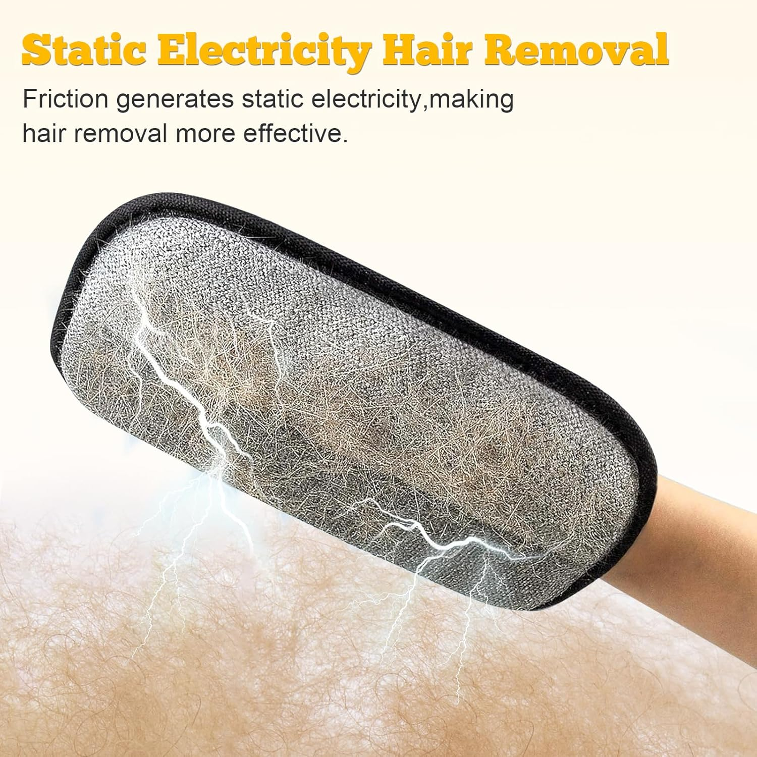 Pet Hair Removal Gloves(1Pcs), Static Removal Gloves, Washable and Reusable Double-Sided Design Hair Remover, Suitable for Carpets, Sofas, Beds, Wardrobes, Etc. image number 1