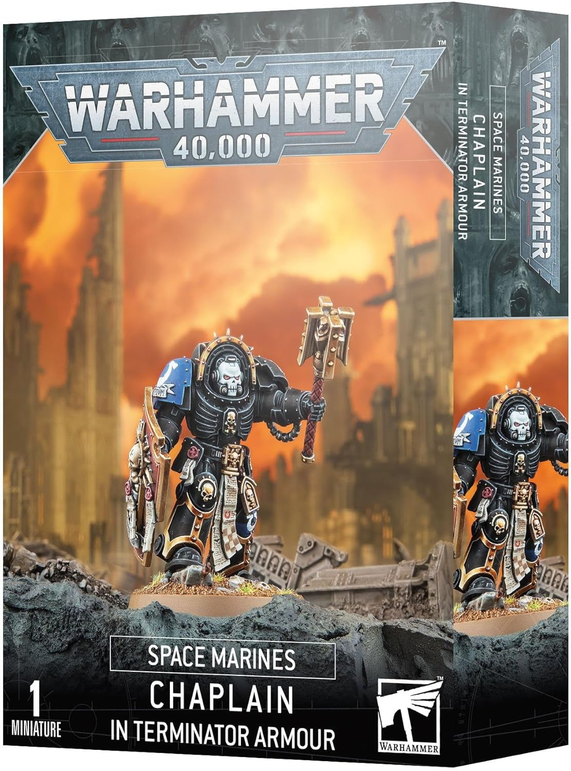 Warhammer 40K: Space Marines Chaplain in Terminator Armour