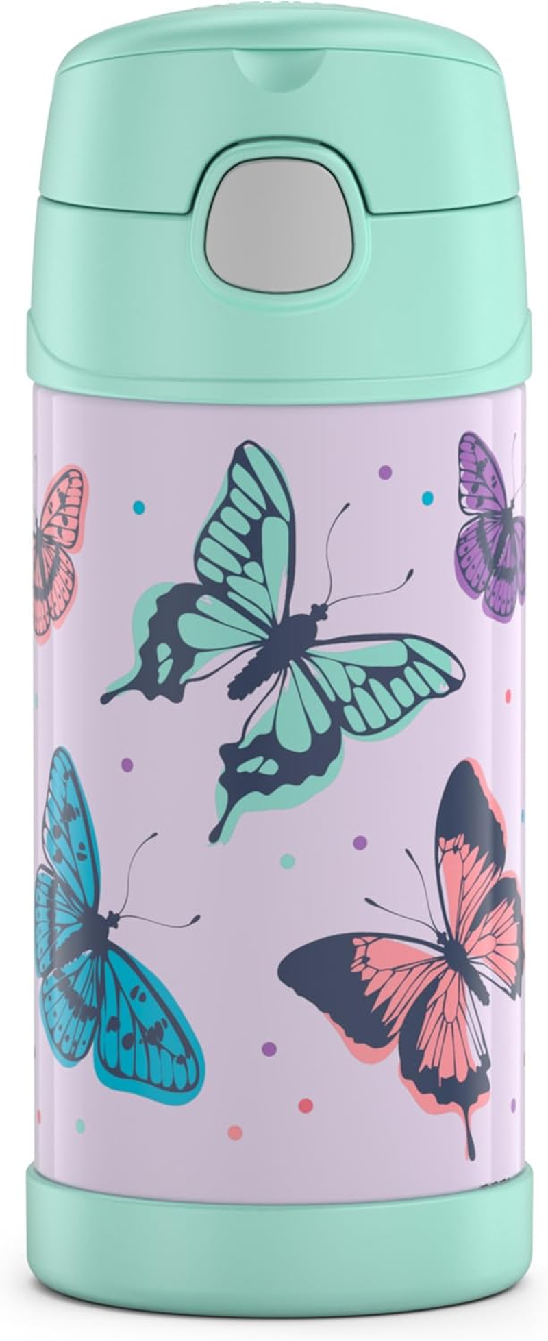 355Ml Funtainer&reg; Vacuum Insulated Drink Bottle - Butterfly Frenzy