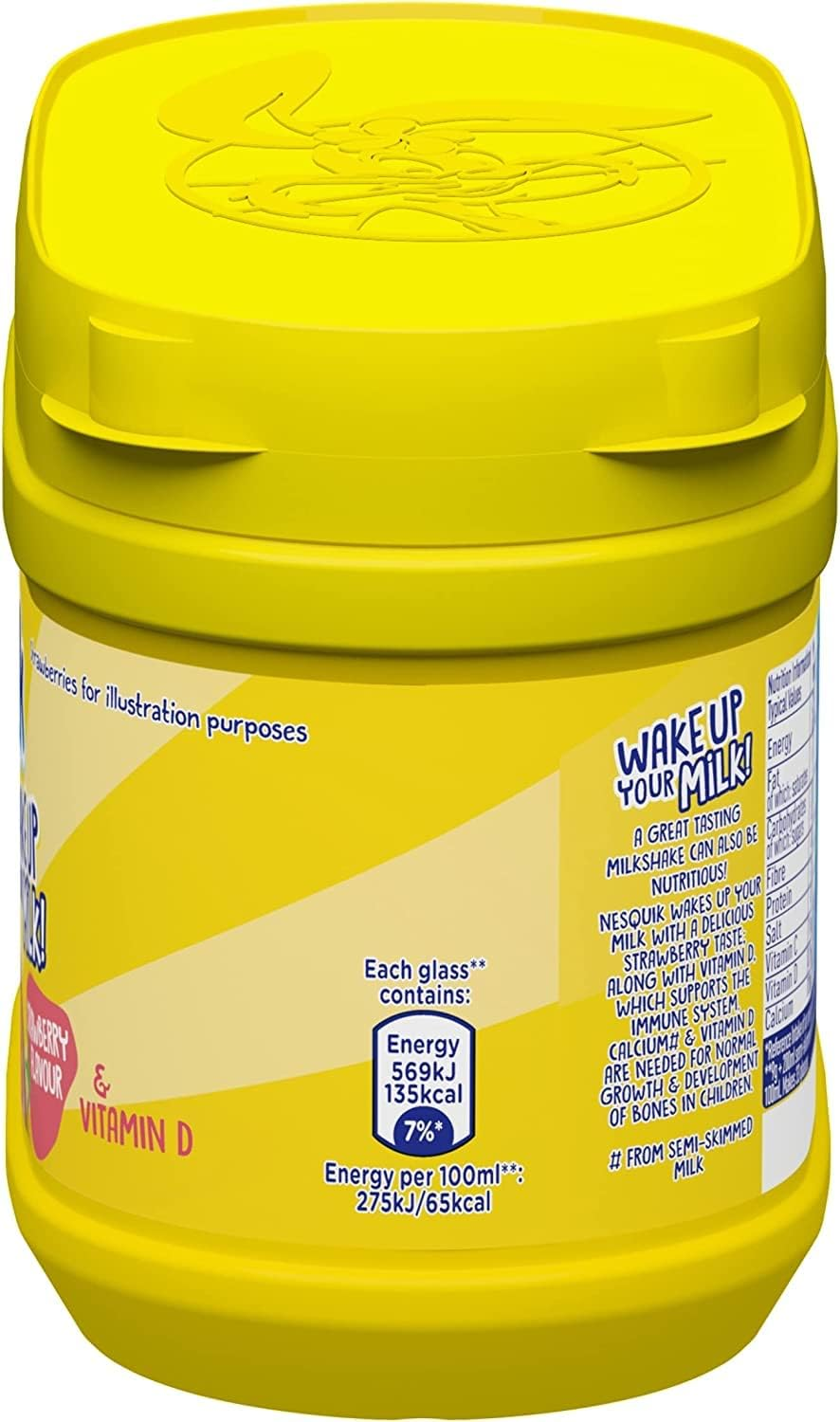 Nesquik Banana Flavoured Milkshake Powder Mix with Vitamin D and Calcium, 2 X 300G image number 4