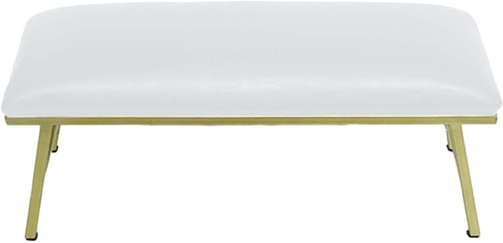 Eigell Nail Arm Rest, Nail Art Accessories, Manicure Hand Rest Cushion for Salon Home, White