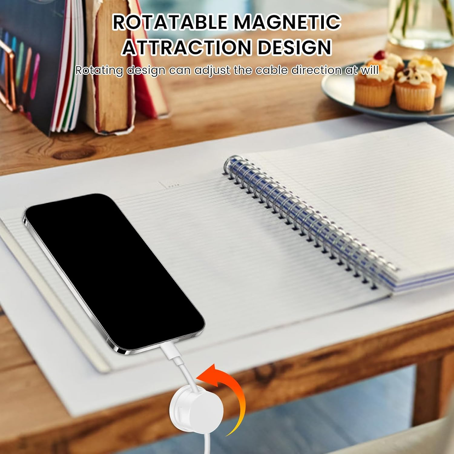 Rdjeokf 12Pack Cord Organizer, Adhesive Cord Organizer Wire Holder, Keeper USB Charger Holder, Desk Phone Charger Cord Management Holder, for Car, Office Home Desktop, Wall, Night Table image number 3