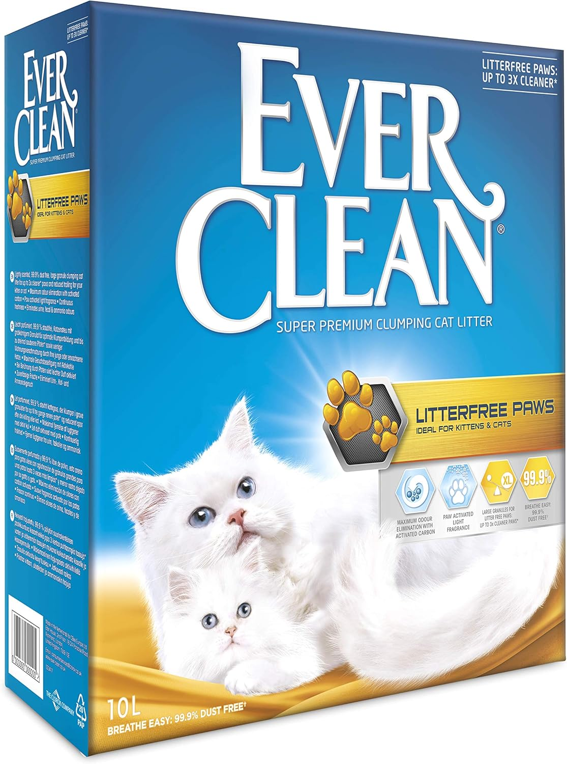 Ever Clean Litterfree Paws Cat Litter, 10 Litre, Scented image number 3