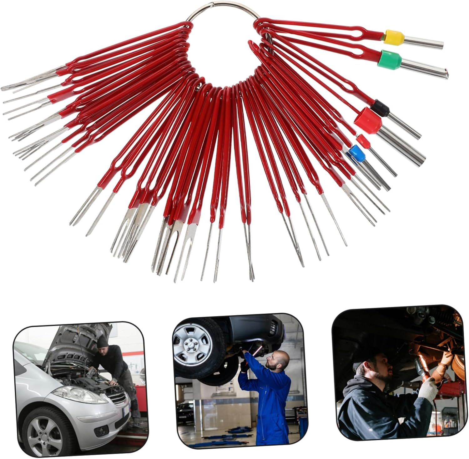 GETAJGHSD 39Pcs Automotive Terminal Pin Remover Tool Car Tools Terminal Ejector Kit image number 5