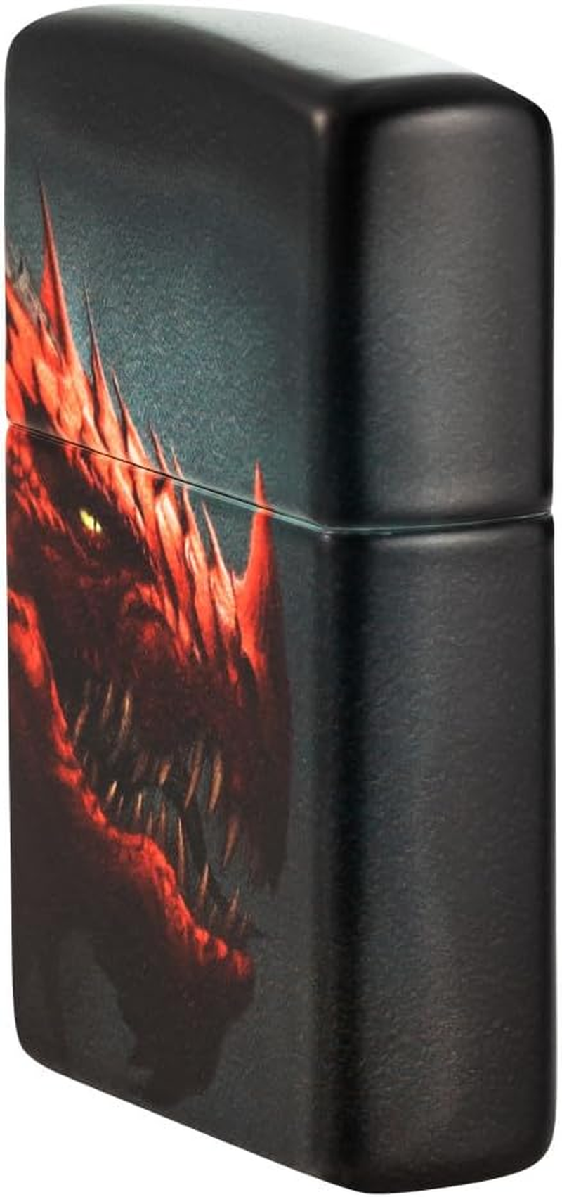 Zippo Red Dragon Design Windproof Lighter, 540 White Matte