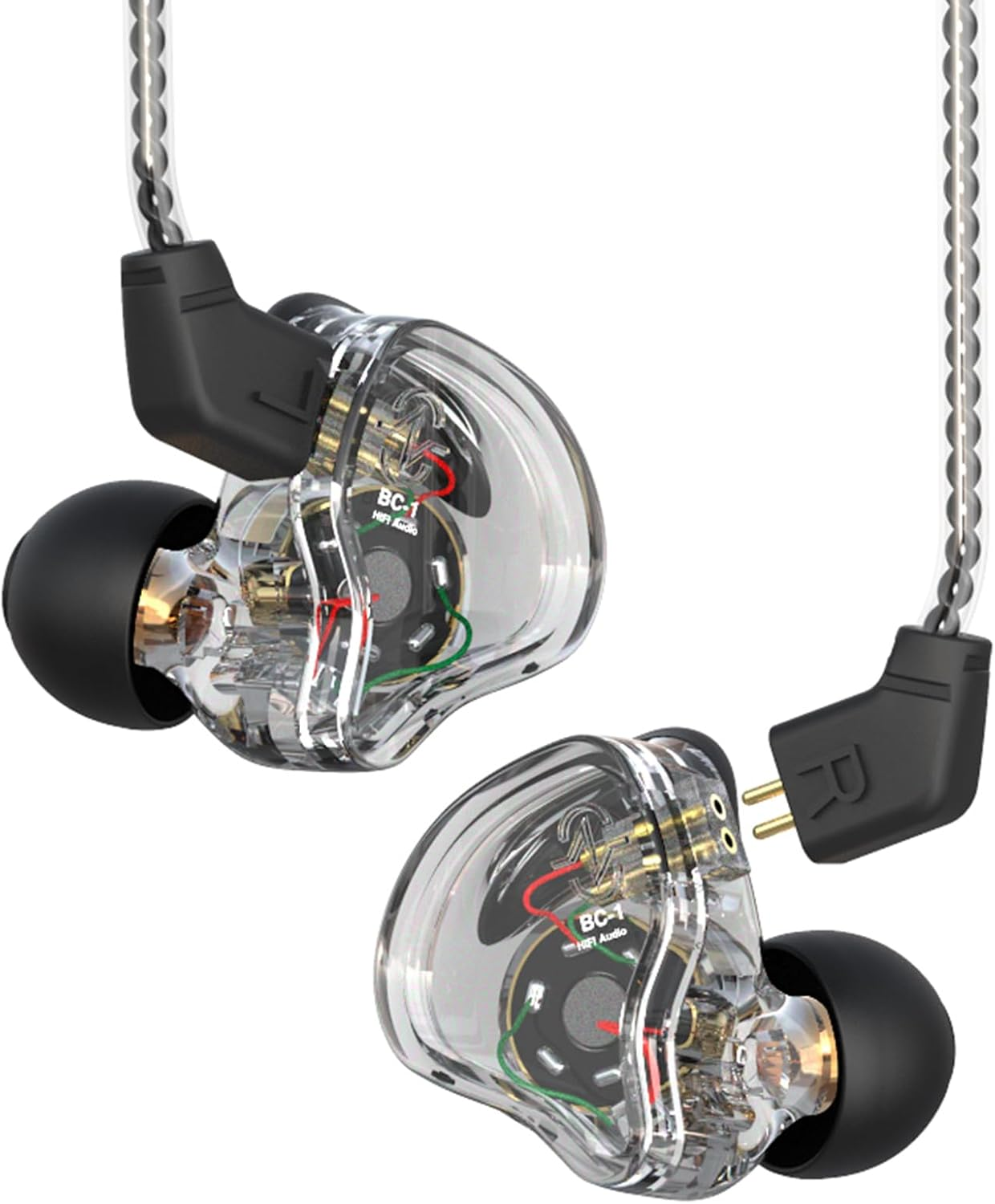 Generic Melody in Ear Monitors Earphones Noise Canceling Stage Dynamic Headphones with 10Mm Dynamic Coil Hi Fi Stereo Sound Wired Earbuds