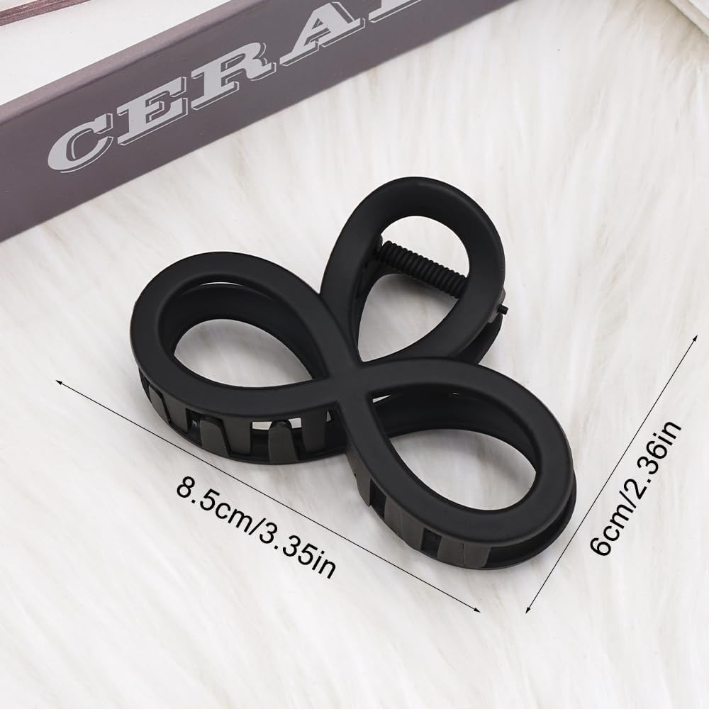 Pack of 3 Hair Clips Medium Eight Figure Hair Clip Medium Eight Figure Hair Clips Women Hair Clips Women'S Thin Hair Hair Clip Fine Hair for Women Girls image number 1