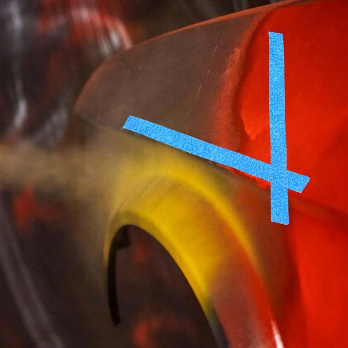 GANAZONO 4Rolls Edge Tape Strong Adhesive Thin Masking Tape Automotive Paint Supplies Diy Projects image number 2