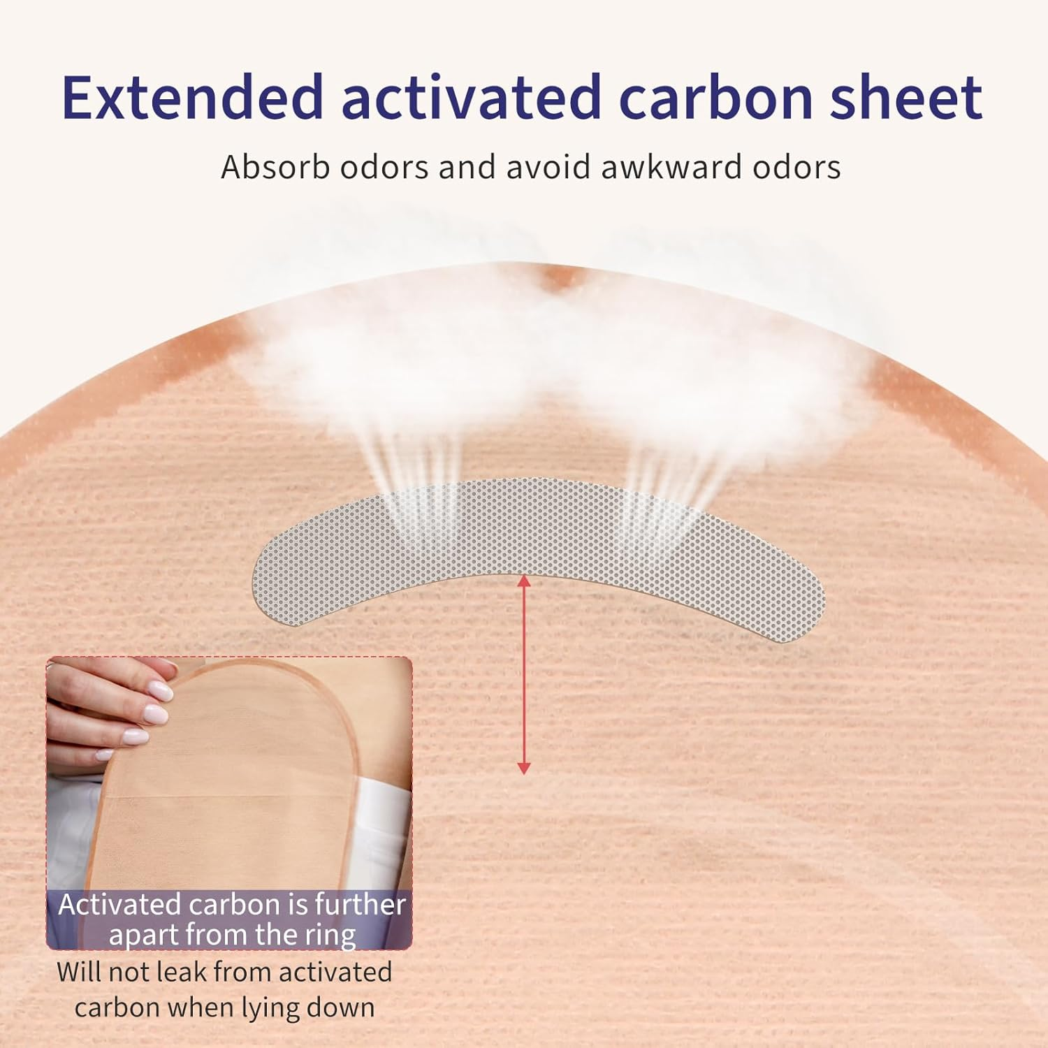 DERAYMI 10 Pack Colostomy Bags Convex with a Belt, One Piece System Ostomy Bag Drainable Pouches Ostomy Supplies Bags for Uneven Wrinkled Skin Irregular Stoma Cut-To-Fit 20-45Mm