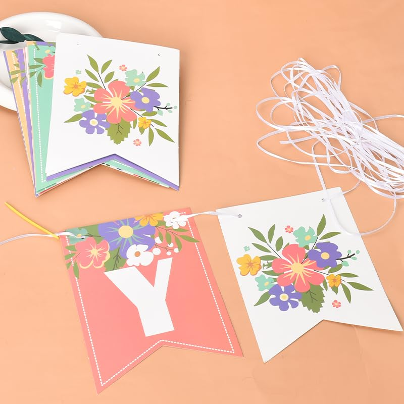 Happy Mothers Day Sign Banner Decorations for Mother Day Party Supplies Backdrop Indoor Outdoor Decor Props Happy Mother Day Floral Sign Streamer Love Show Decoration Mothers Day Gifts Ideas image number 2