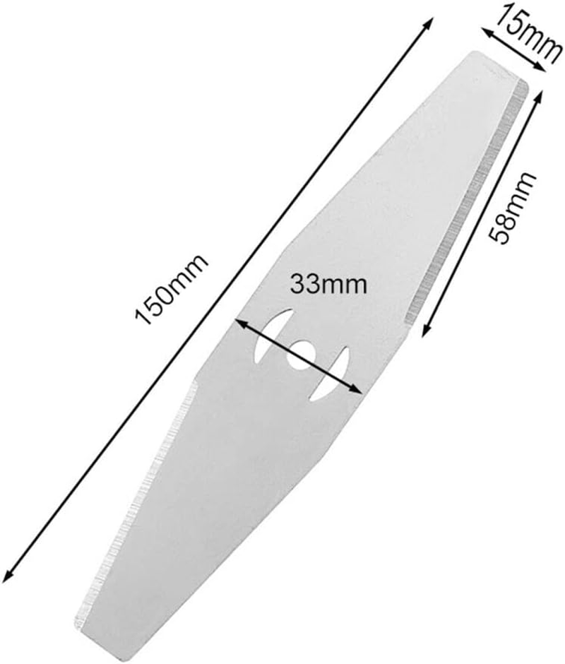 8 Pcs Metal Lawn Mower Saw Blade Head Replacement Saw Blades Lawn Mower Fittings Cordless with Battery and Charger Accessories,Universal Craftsman String Trimmer Attachments