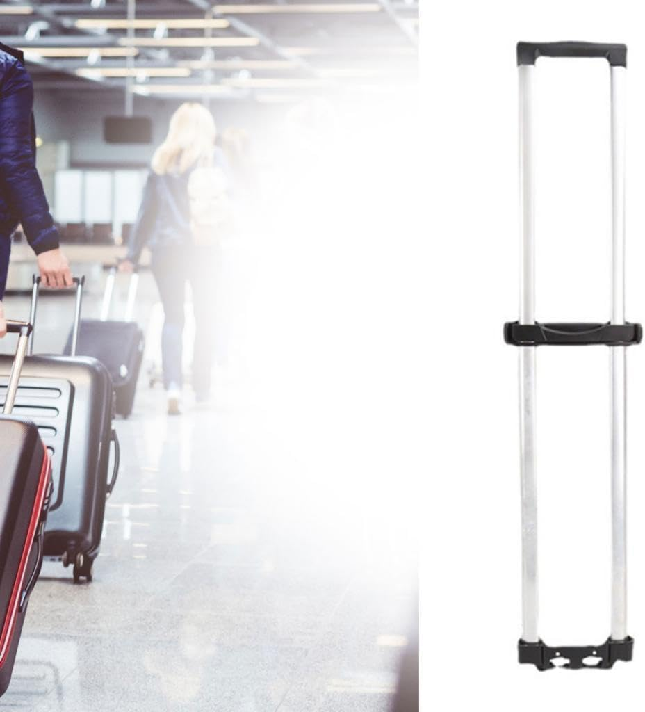 Luggage Telescopic Handle Replacement 37.5Inch Daily Usage Stylish Aluminum