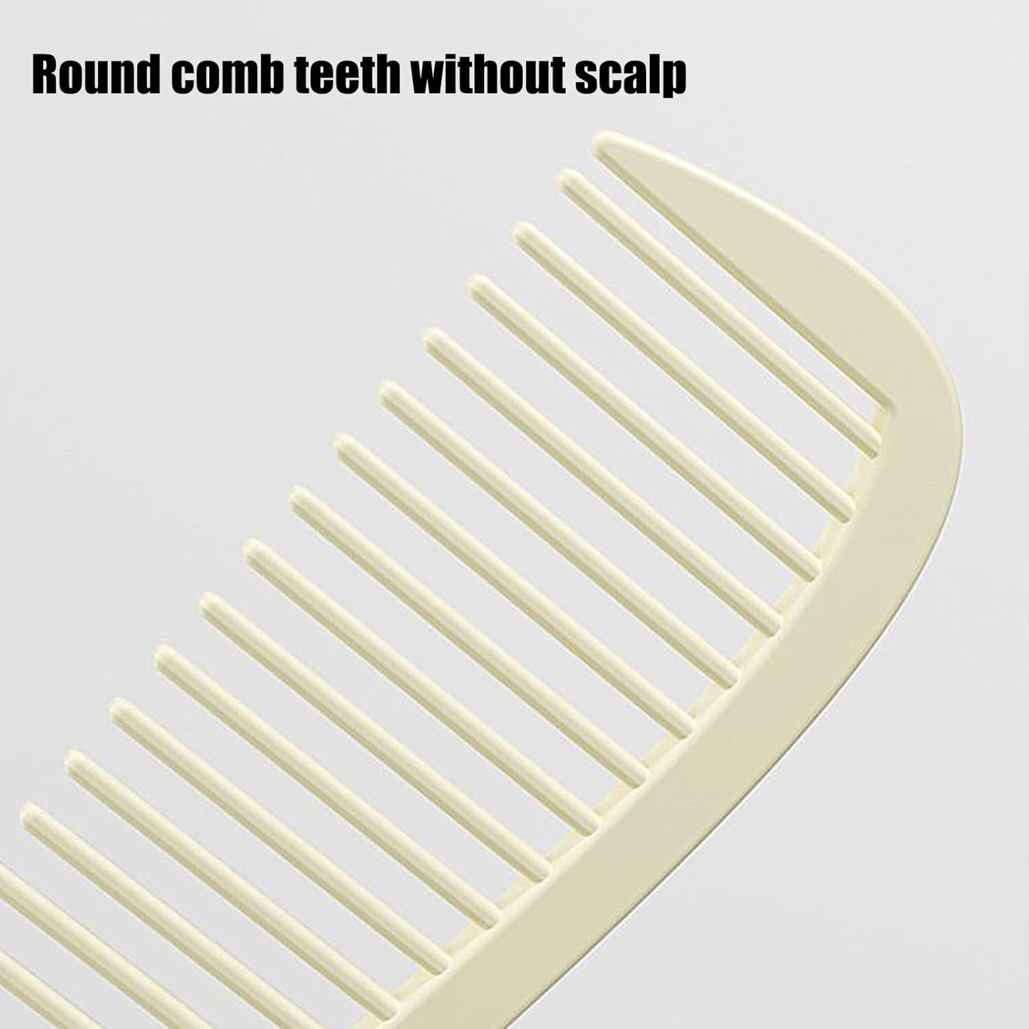 Jiimhte Hair Comb,Self-Standing Hair Comb with Weighted Base | Secure Grip Styling Tool with Comfort Handle for Wife Sister Daughter Friend image number 1