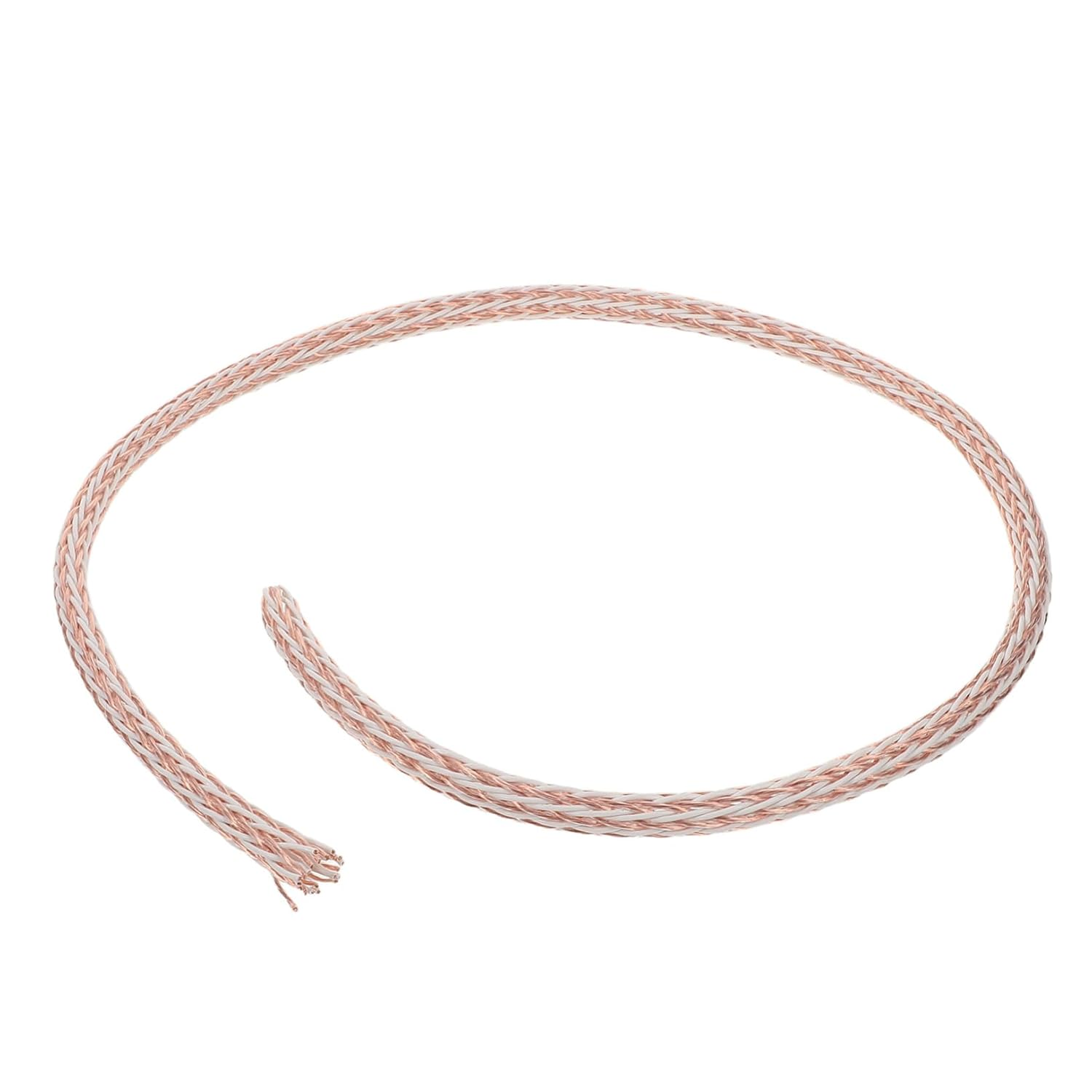 KONTONTY Pure Single Crystal Copper Speaker Wire Flexible Stereo Sound System Cable for Automotive Trailer Home Theater Amplifier Connection Noise High Fidelity Audio Transmission image number 4