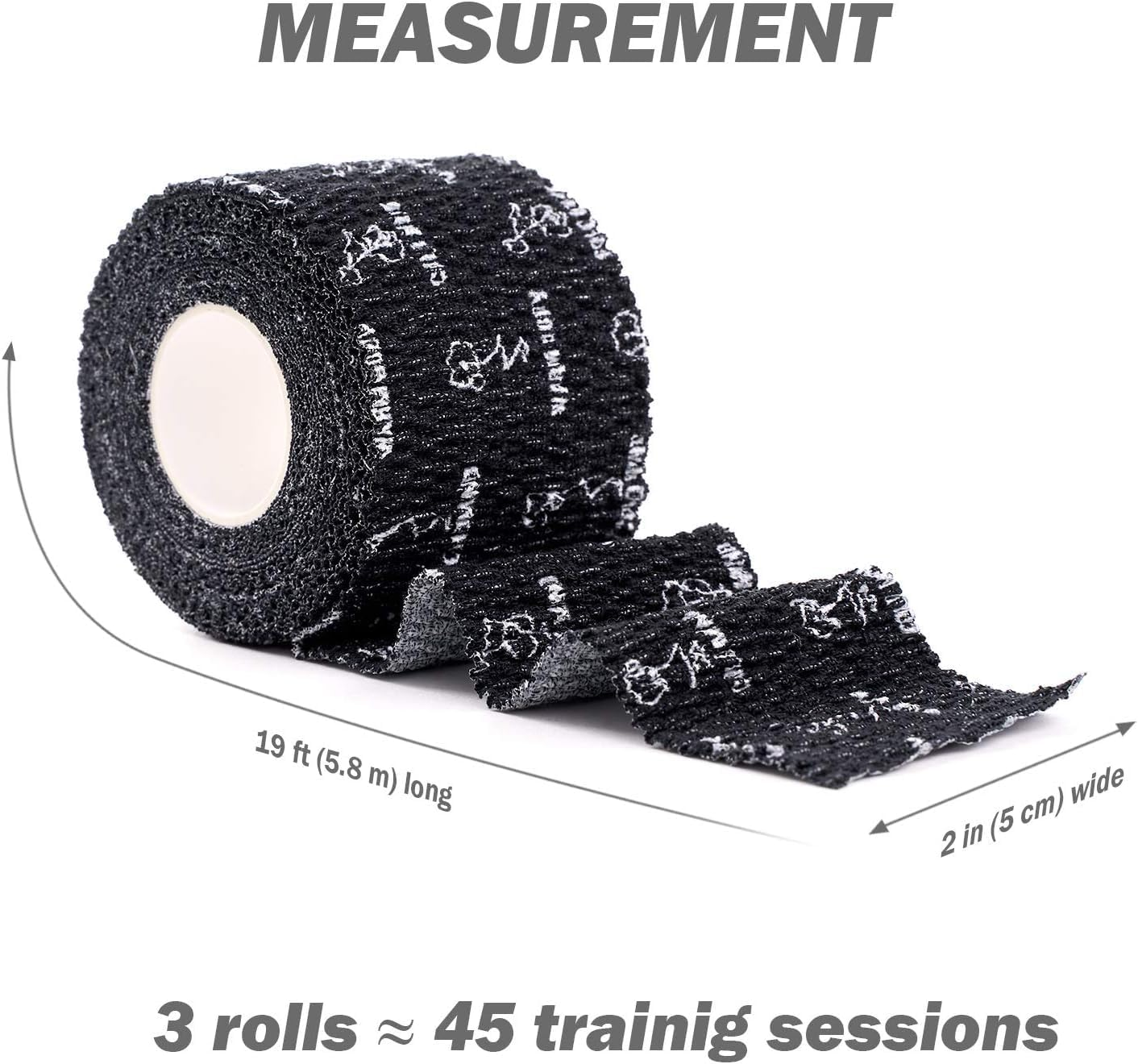 WARM BODY COLD MIND Premium Weightlifting Thumb Tape - Hook Grip Tape for Powerlifting, Cross Training, Gym Tape, Workout, Weight Lifting Tape, Athletic Finger Wrap - 12 Rolls Mix V1 image number 4