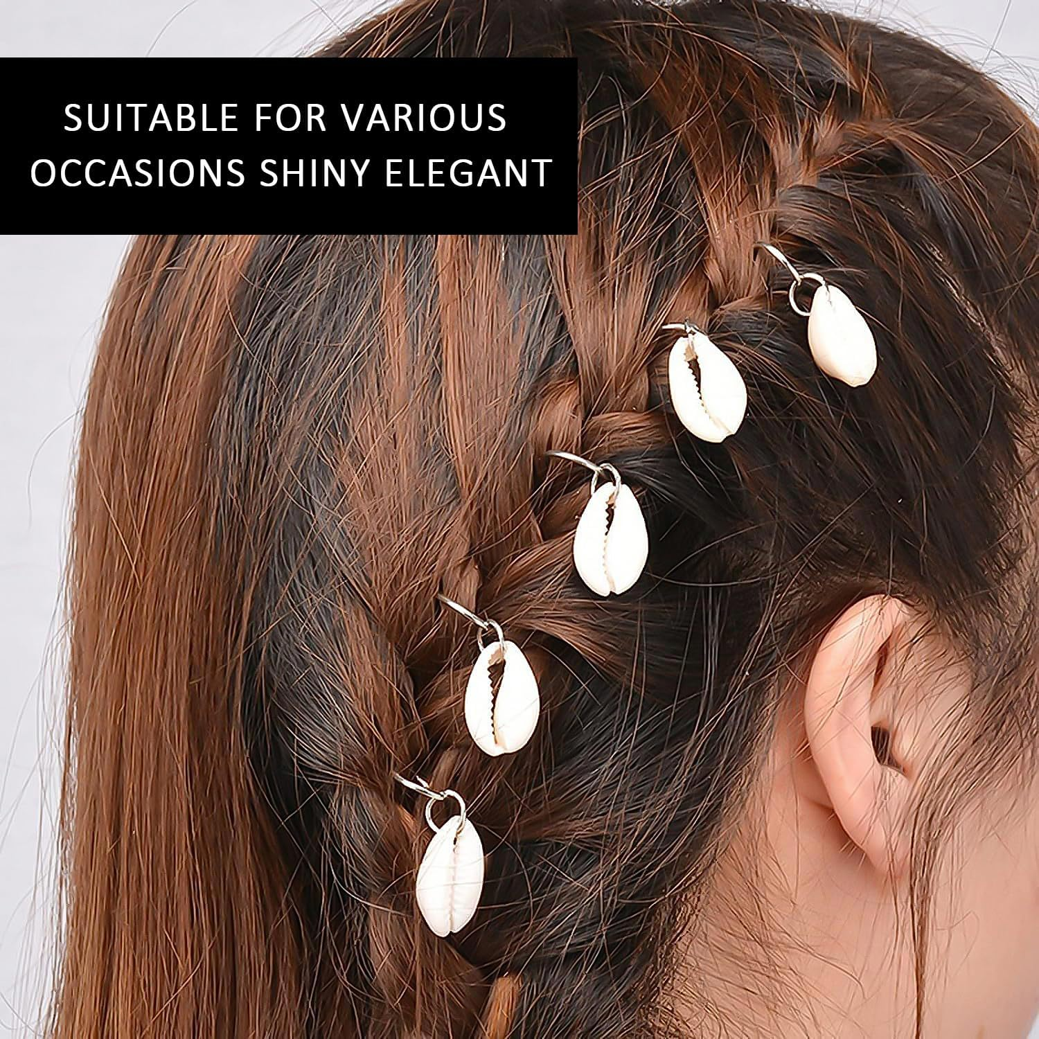 80 Braided Hair Accessories, 4 Pieces Braided Hair Tools, Hair Accessories, Hairstyle Design Accessories, Hair Jewelry Pendant Accessories, Aluminum Hair Accessories image number 3