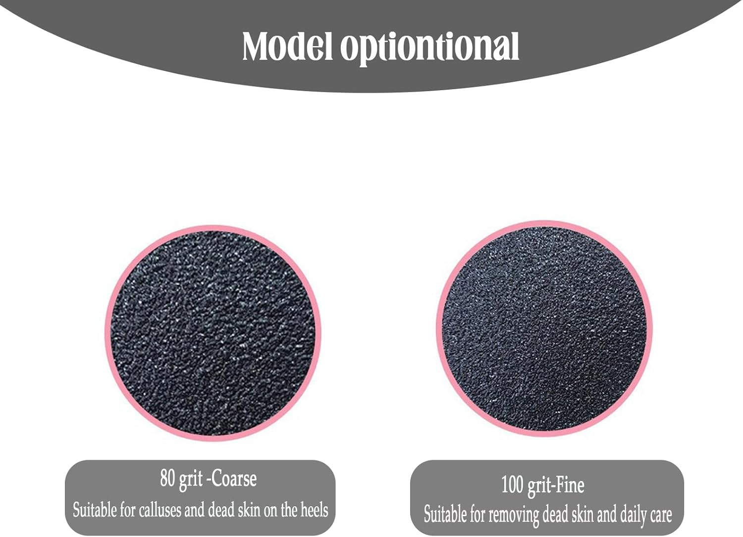 Sandpaper for Electric Callus Remover, 60 Pieces Replacement Sandpaper, Foot Care Pedicure, Professional Sanding Discs for Feet Callus Remover, Pedicure Tools Accessories (100 Mesh) image number 2