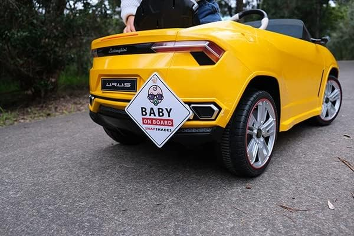 Genuine SNAPSHADES Baby on Board Sign