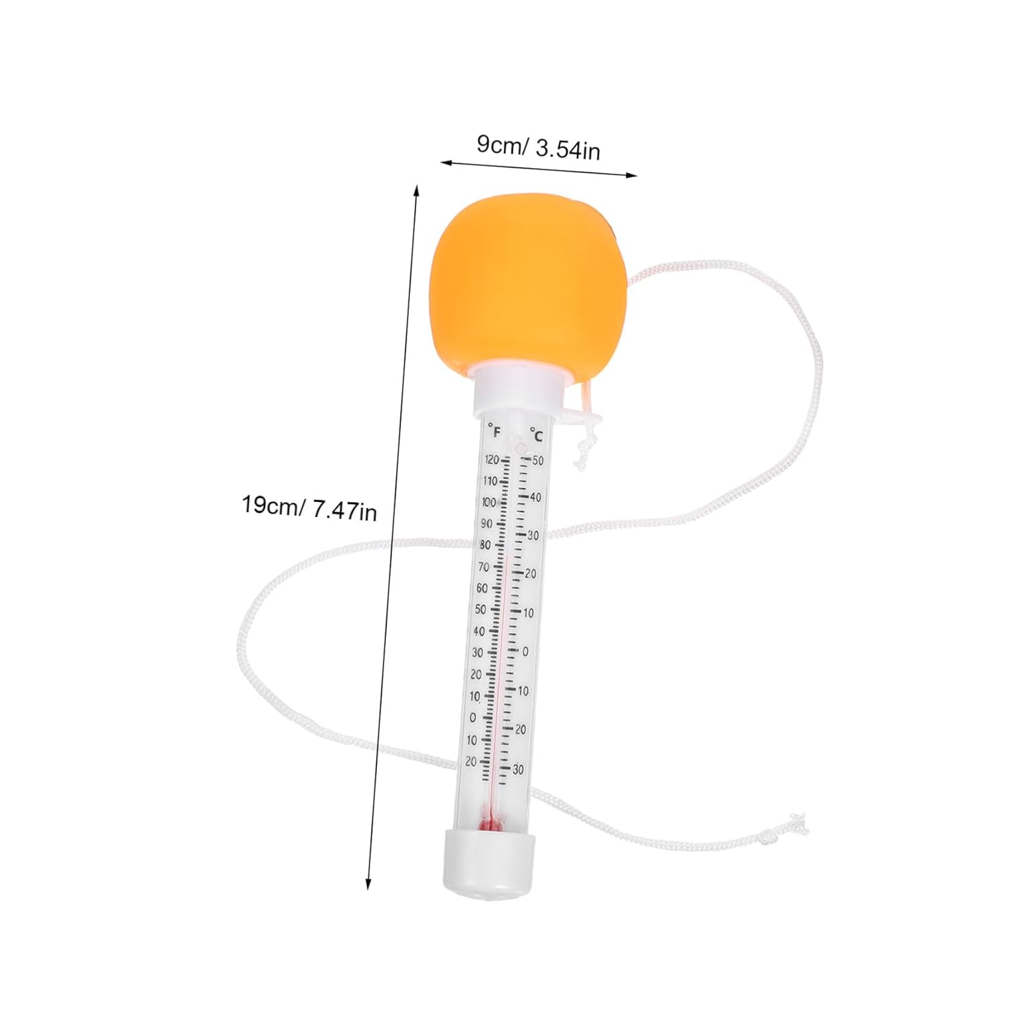 Didiseaon Floating Pool Thermometer Cartoon Design Easy-Read Water Temperature Gauge for S Bath Hot Tub and Swimming Pool Safety image number 2