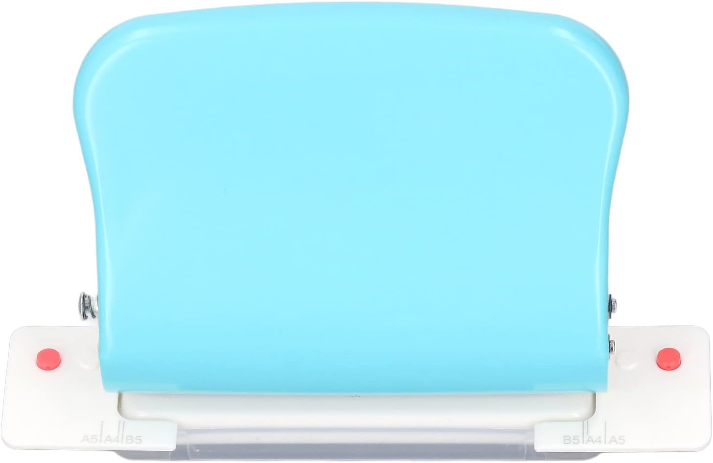 Paper Binding Machine, All Metal Lacquered Body Portable DIY Coil Book Hole Puncher Clamshell Plastic Tray for A4 A5 A6 A7 for School image number 5