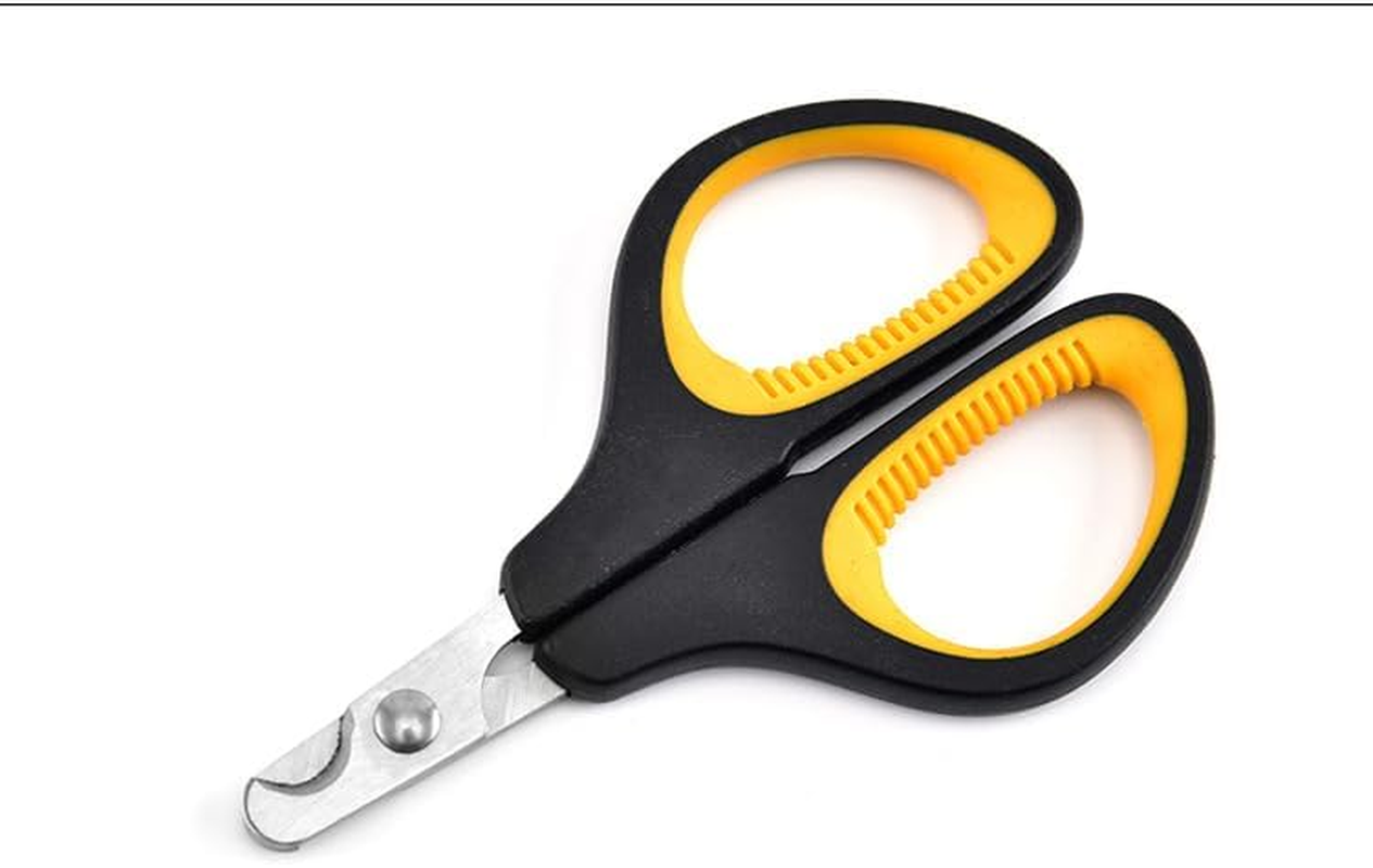 Professional Pet Nail Clipper, Small Animal Claw Trimmer, Black and Yellow image number 3
