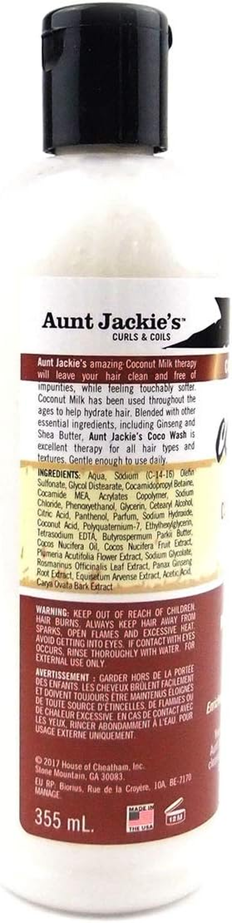 Aunt Jackie'S Coco Wash 350Ml image number 2