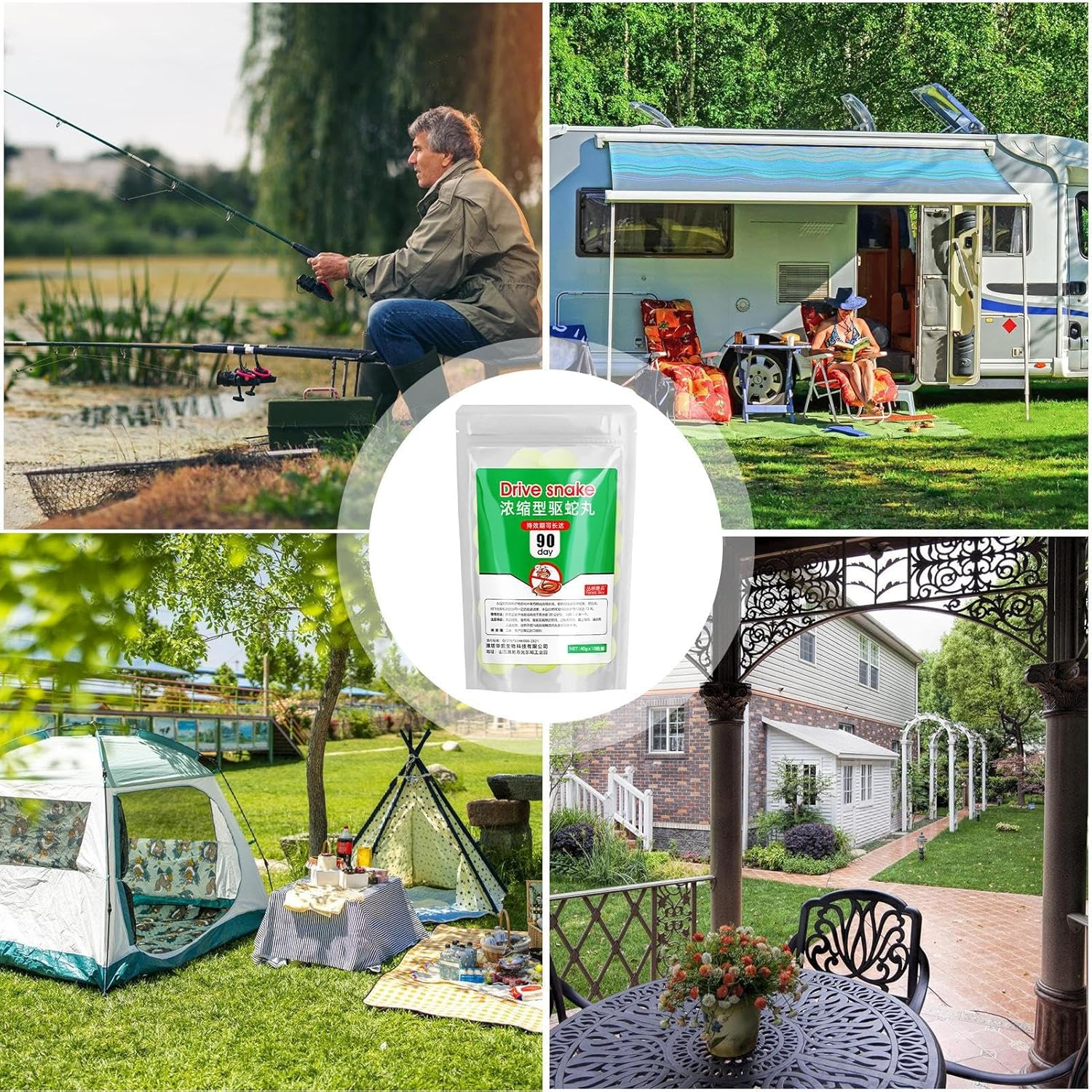 Sulfur Powder Snake - Powerful Snake Balls for Yard,Snake Be Gone for Yard Powerful, Snake Balls for Yard Powerful, Natural Snakes Balls, Repel to Snakes Rats Helves - 【5 Capsules】Concentrated Snake Pills image number 7