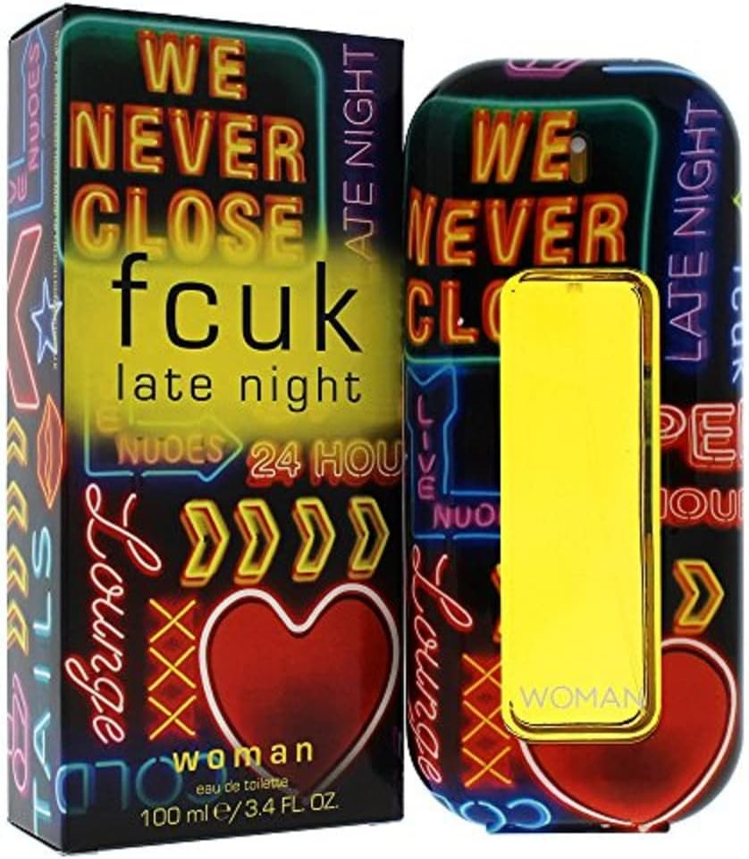 FCUK French Connection Uk Fcuk Late Night Eau De Toilette Spray for Women - 3.4 Oz, 100 Ml image number 2