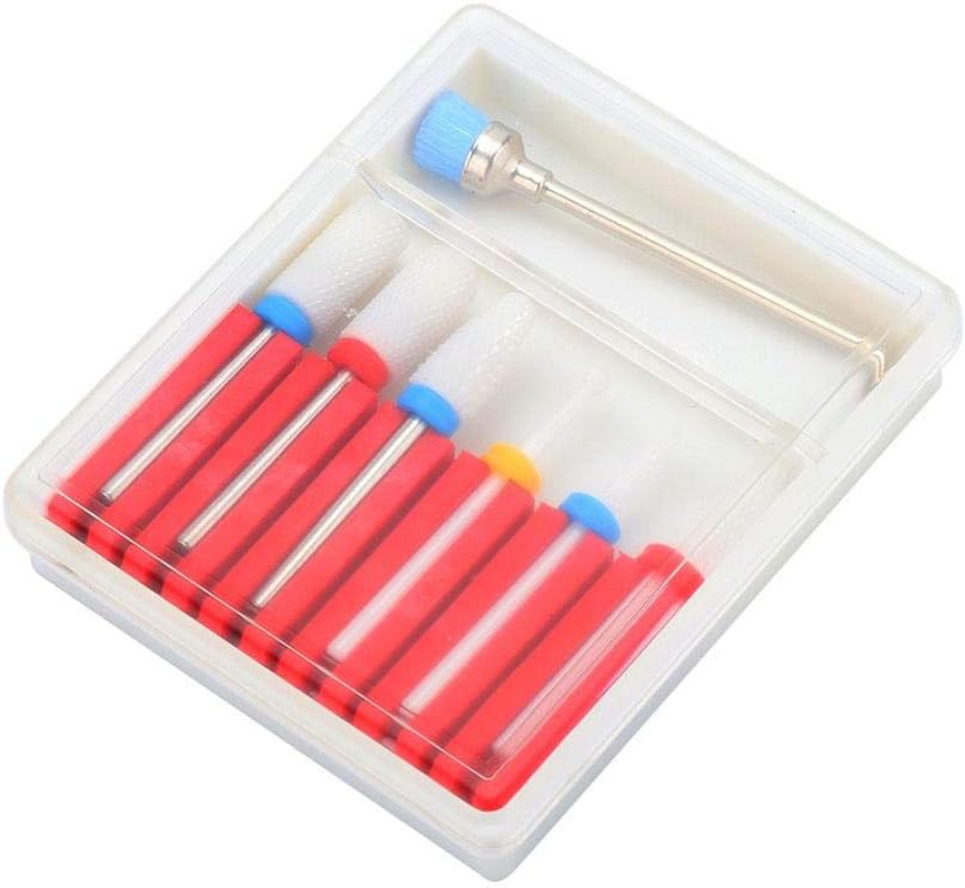 Durable Easy to Grind Nail Drill Bit, Easy to Useeasy to Use Efficient Exquisite Craftsmanship Nail Drill Bits, Salon Shop Manicure Store Beauty Salon for Home(Gh-01) image number 2