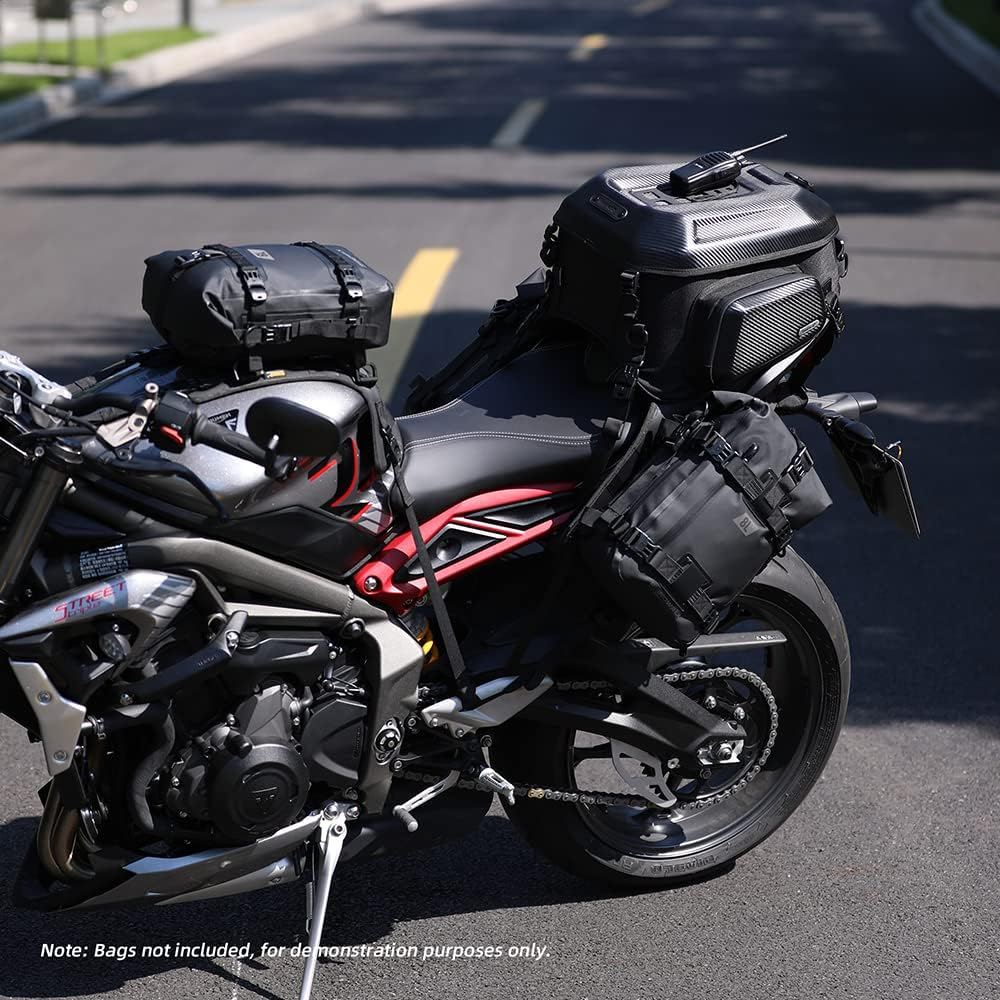 Rhinowalk Motorcycle Saddle Bag/Tail Bag/Seat Bag Universal Saddle Bag Mounting Base image number 3