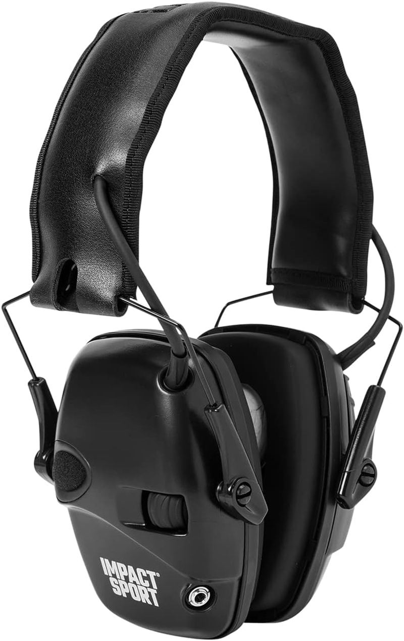 Howard Leight by Honeywell Impact Sport Sound Amplification Electronic Earmuff, Black
