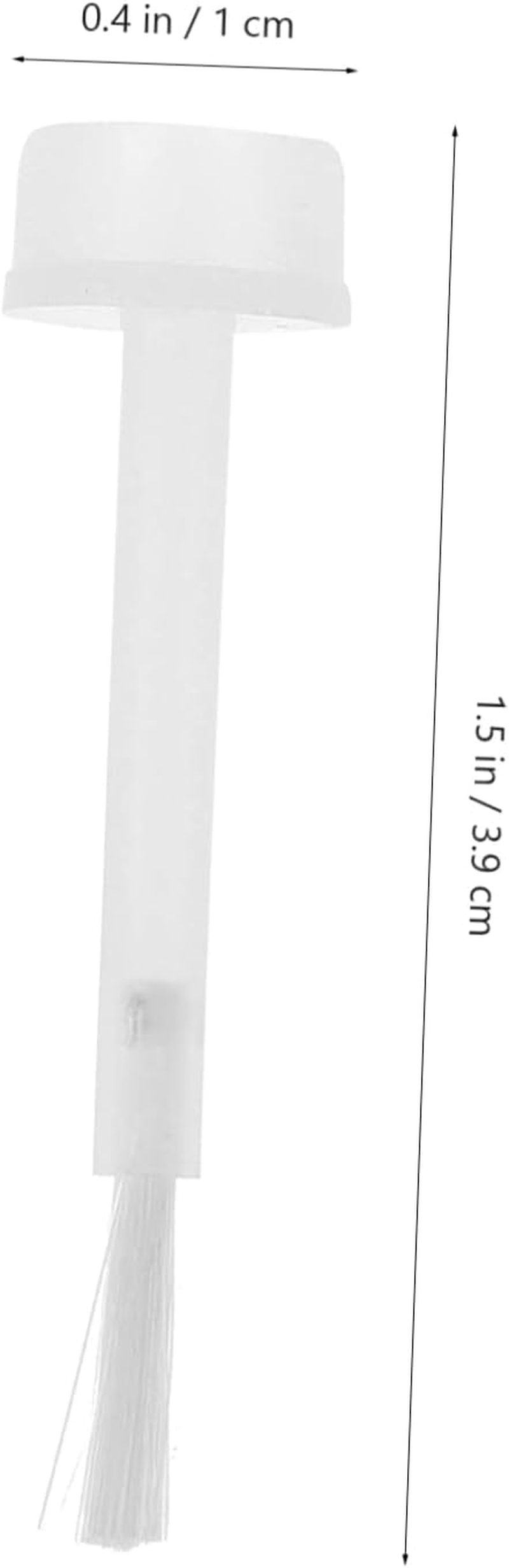 SAFIGLE Liquid Nail Polish Gel Brush 100Pcs Replacement Brush for Nail Polish Applicator