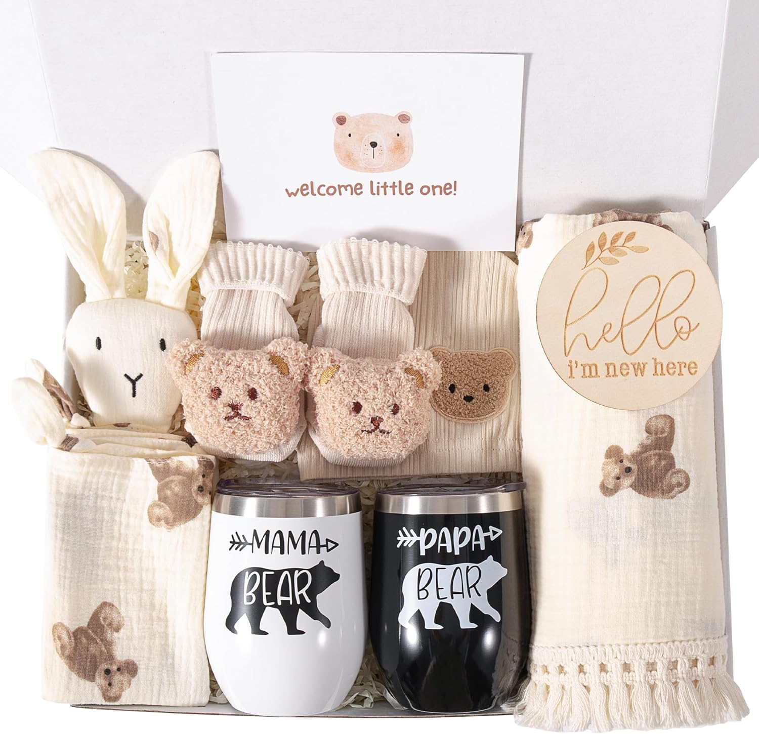 New Mom Gifts, Gender Reveal Gifts for Parents to Be, Pregnancy Gift Set for Expecting Mom, First Time Moms Gift Ideas, New Parents Gifts for Couples, New Baby Gift Basket for Baby Shower