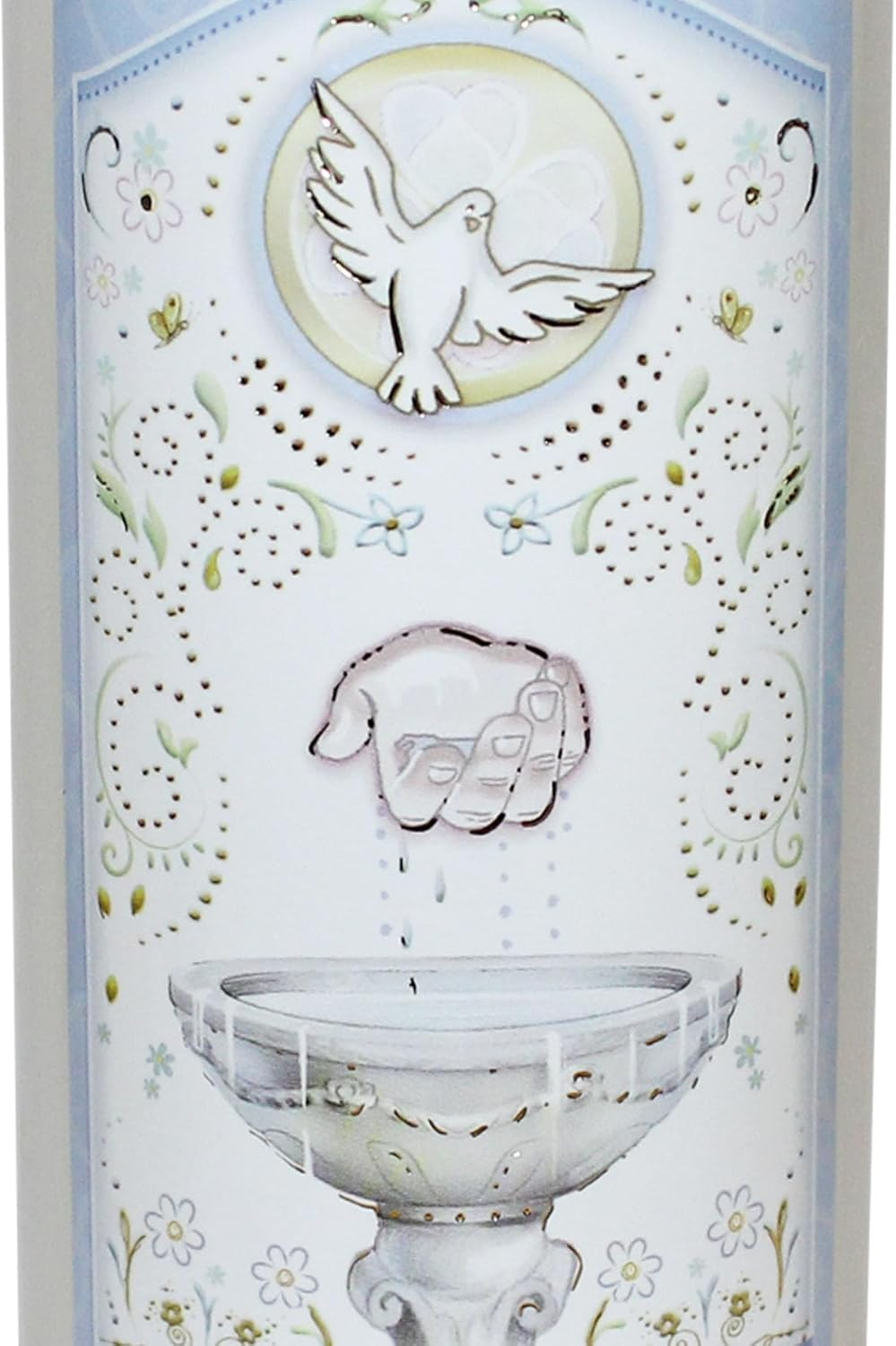 Widdle Gifts Pillar Candle for Baptism of Your Baby Boy in Organza Bag Keepsake Gift - 2503 image number 3