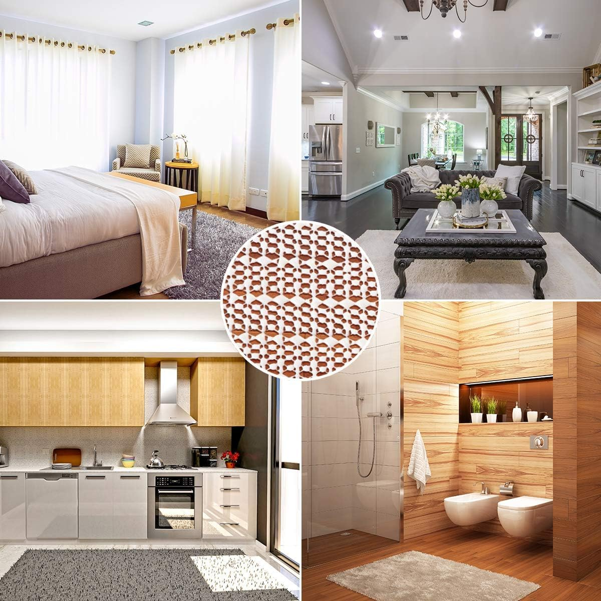 Non Slip Rug Pad Gripper,Rug Underlay Grip for Floor Rug Mat Keep Your Area Rugs Safe and in Place, under Carpet anti Skid Mat (200X300Cm) image number 1