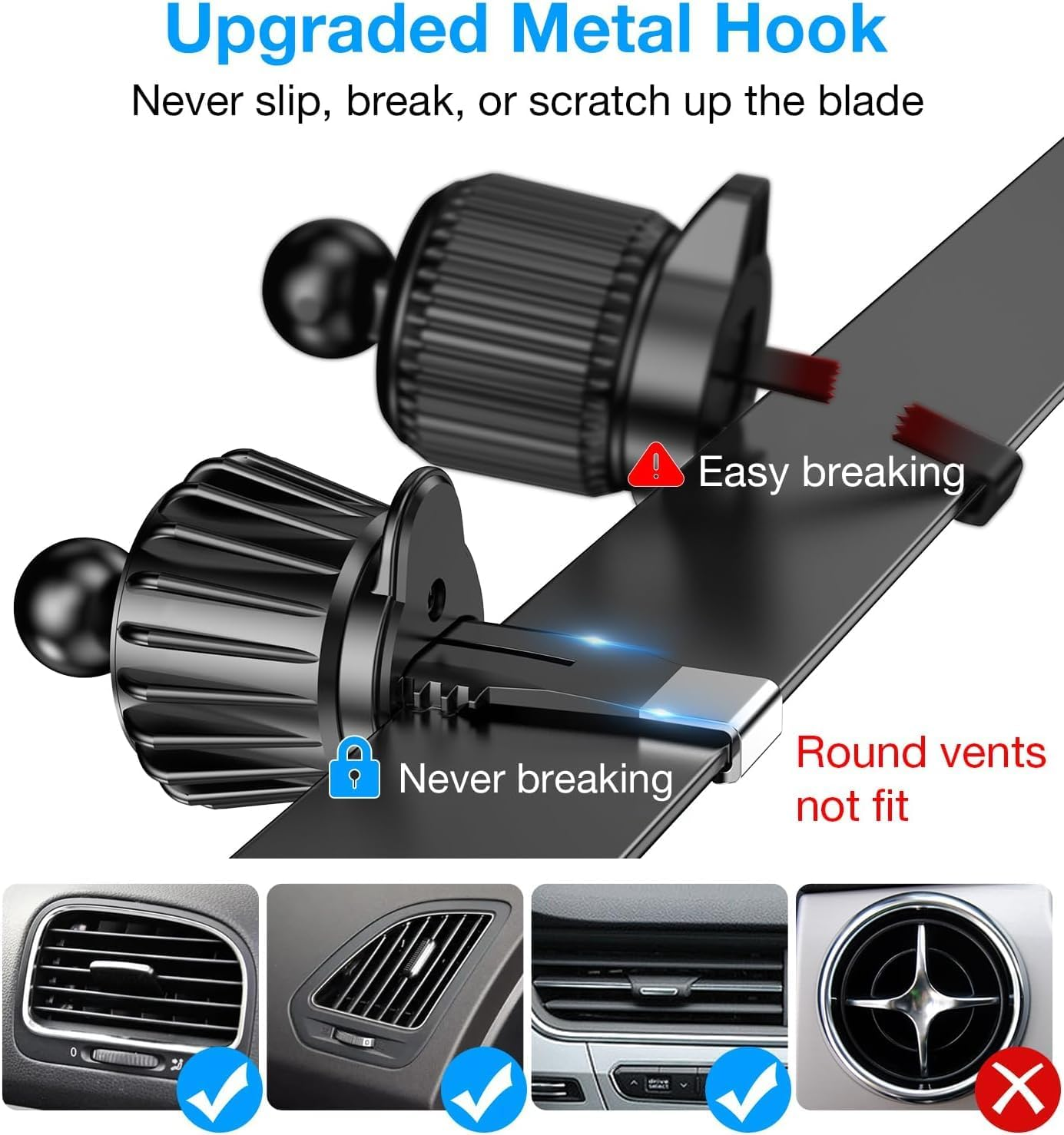 Coolpow for Magsafe Car Mount Charger【100% Stable】 15W Magsafe Car Charger, Car Phone Holder Charger Mag Safe Car Accessories for Women Men Magnetic Wireless Car Charger Iphone 16 Pro Max 15 14 13 12 image number 1