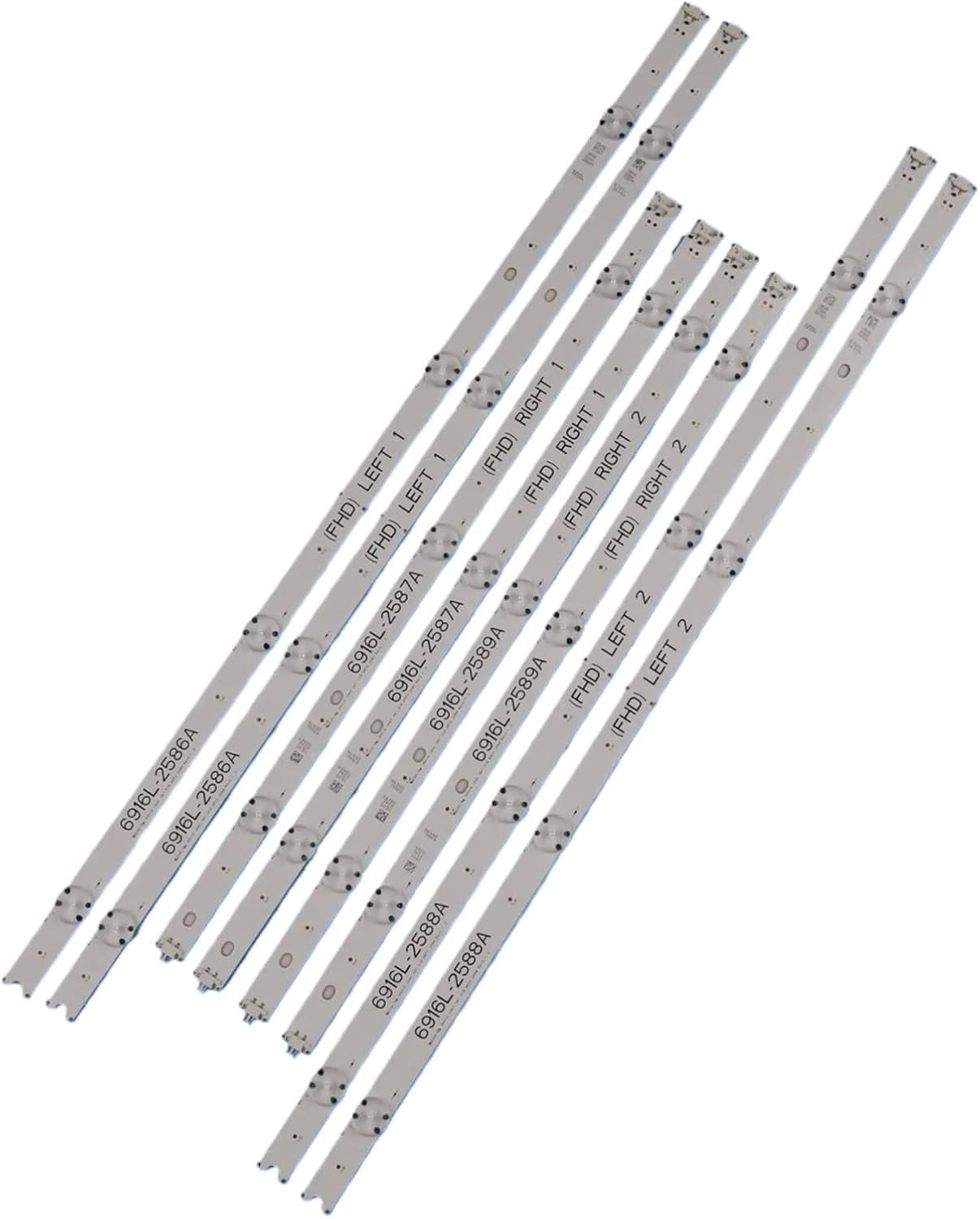 ALMVIS LED Backlight Strip Fit for LG 49LW540S 49LH630V LC490DUE 49LH604V 6916L-2586A 2587A 2588A 2589A 49 V16 ART3 49LH615V 49LH6420 LED TV Light image number 4