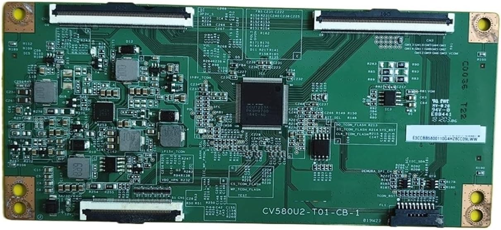 CV580U2-T01-CB-1 T-CON Logic Board E3Ccbb5800110G，Compatible for HITACHI 58Hk6100U，Compatible for SHARP Lc-58Q7330U，Compatible for HISENSE 58R6E 58Inch TV Accessories image number 3