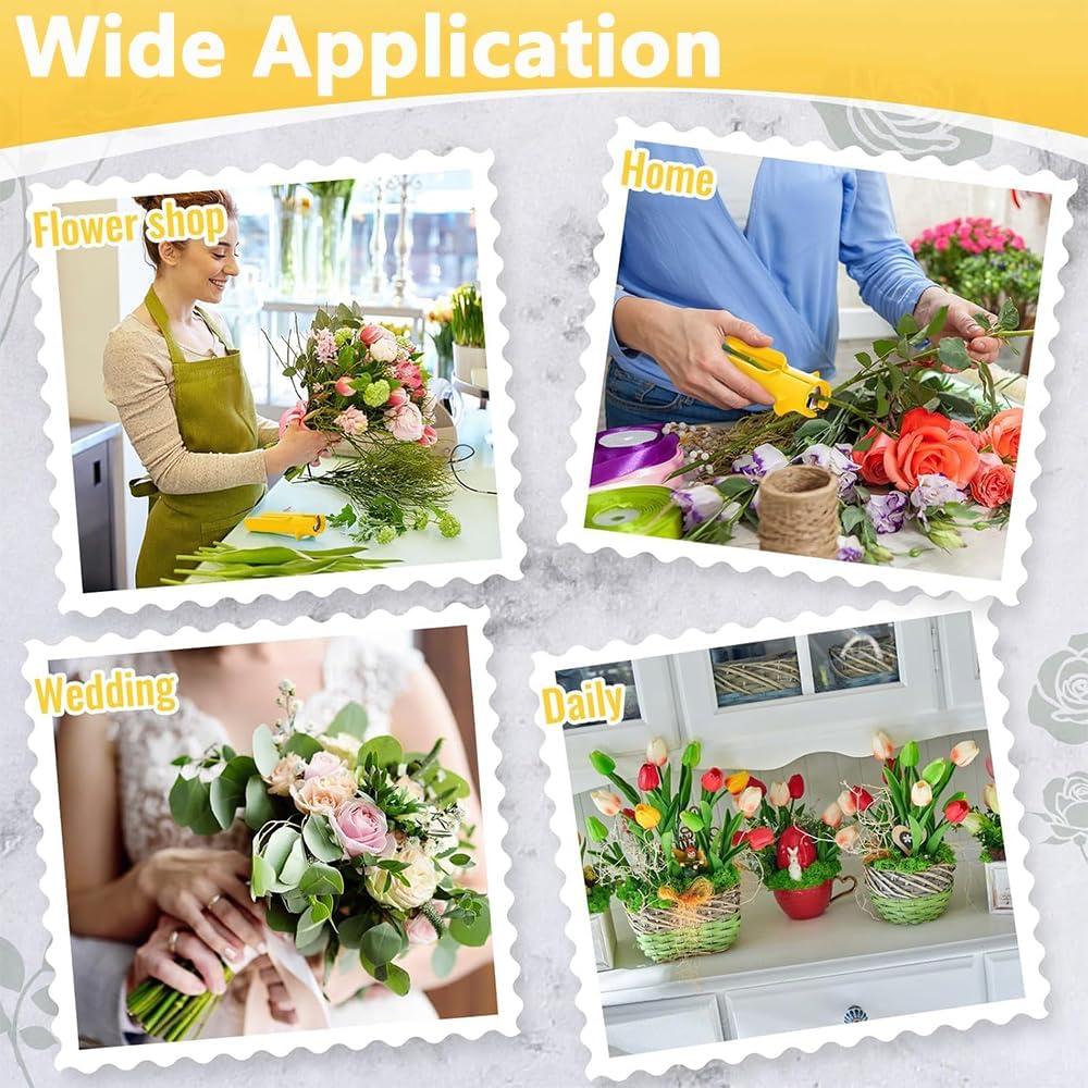 Rose Stripper Thorn Remover,Rose Thorn Stripper Tool,Rose Stem Thorn Leaf Dethroner Tool,Flower Cleaner Cutter Supplies for Professional Florist Home Shop Gardening Floral Arrangements (2) image number 2