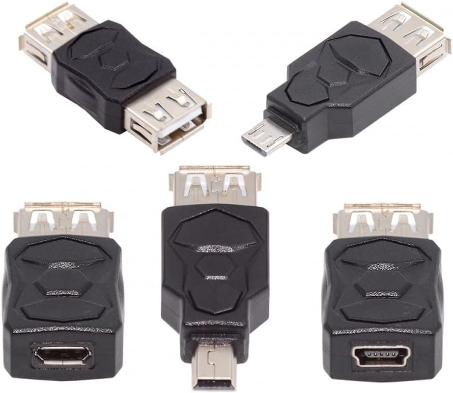 CY Adapter 5Pcs/Lot Micro USB 2.0 OTG Mini USB 5Pin Type-A Male to Female Data Charge Adapter image number 3
